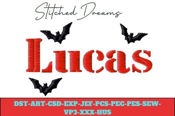 Lucas Embroidery Design