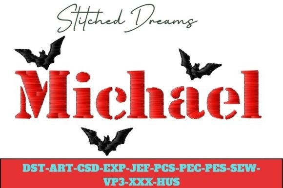 Michael Embroidery Design